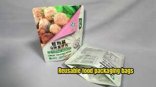 Wiederverwendbare Lebensmittelverpackungsbeutel