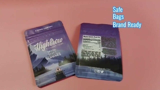 Maßgeschneiderte kindersichere Druckverschlussbeutel für Cannabis-Compliance- und Branding-Lösungen