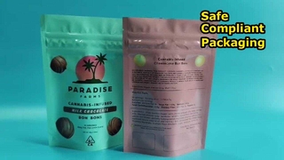 Maßgeschneiderte kindersichere Beutel für Cannabis mit in den USA patentierten CR-Compliance-Lösungen