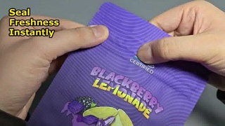 selbstverschließender Plastikbeutel