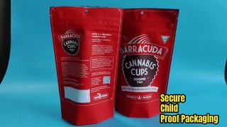 In den USA patentierte, kindersichere Plastiktüten zur Einhaltung gesetzlicher Vorschriften für Cannabis und Pharma