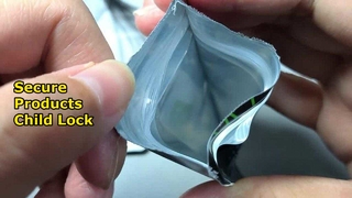 US-patentierte Cannabis-Beutel mit Kindersicherung