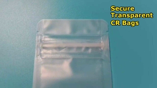 Chinesischer, in den USA patentierter Hersteller von transparenten, kindersicheren Taschen