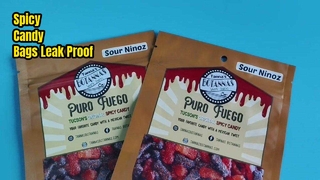 Auslaufsichere Spicy-Candy-Reißverschlusstasche für Frische und kindersichere Aufbewahrungslösungen