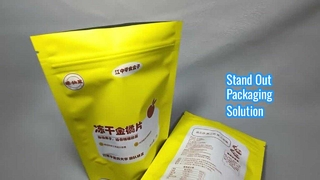 Von der FDA zugelassene, wiederverschließbare Standbeutel mit Druckverschluss