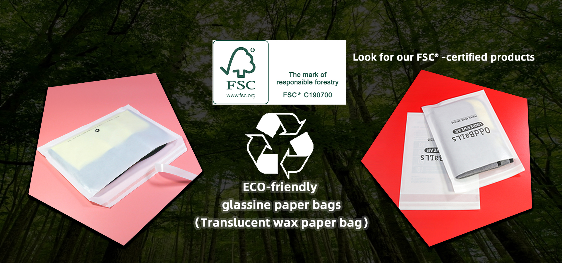 Qualität Glaspapiertüten usine