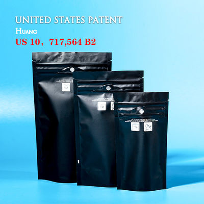 Custom Kinderverriegelung Safe Heat Seal Top Aluminium Mylar 5 Oz Stehen Sie Zip Top Taschen