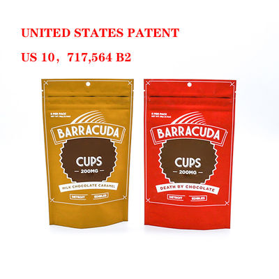 5x8 8 x 12 Einweg-Mylar-Tasche Kindersicherheits-Taschen Geruchssicherheits-Plastik-Riegelverschluss