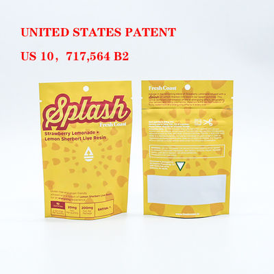 Kundenspezifische geruchssichere Mylar-Taschen für Tabakverpackungen mit sicherem Plastikverschluss