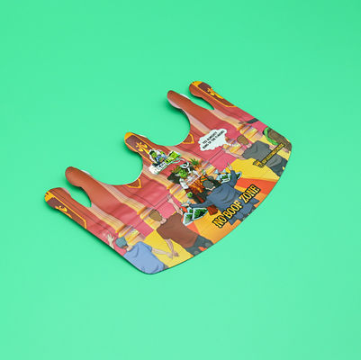 Cookies Custom Mylar Tasche Ziplock 3.5 wieder verschließbarer Reißverschluss Geruchsschutz Kinderausgang Mylar Taschen spezielle geformte Tasche