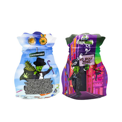 Custom Design Mylar Tasche 3,5 g Leer für sichere Weed Verpackung