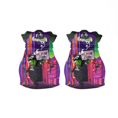 Weed Mylar Tasche Lebensmittellager Kindersicherheit 15x20cm Manipulationssicher