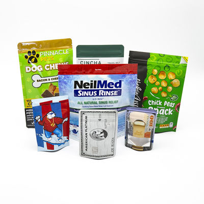 Kunststoff-Lebensmittelverpackungsbeutel, Stand-up-Zipper-Beutel Hersteller, Aluminiumfolie-Verbundbeutel