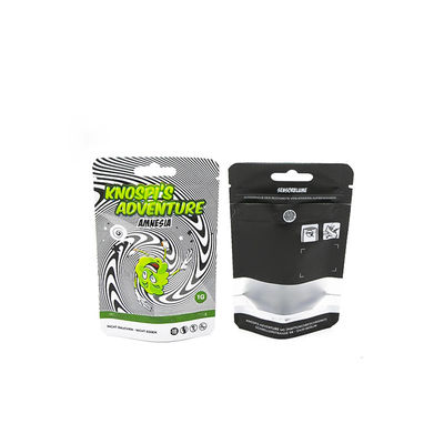 3.5g 7g Kindersichere Reißverschlussbeutel kundenspezifische Tabak Mylar Tasche