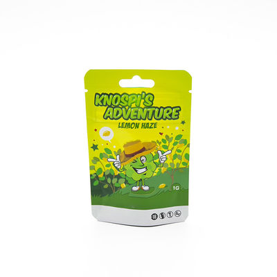 Auf Wunsch gedruckte Folienlaminate Kinderdichte Ziplock Plastiktüte Tabakverpackungstüte Cookie Tasche Mylar Taschen