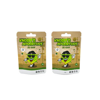 Geruchsichere Lebensmittelverpackung Zip Lock Zigarre Shisha Naswar Aufbewahrung Stehen Sie auf Tasche Tabakbeutel mit Ihrem Logo