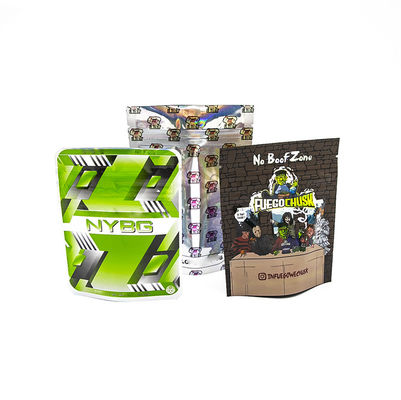Customized Drei-seitige versiegelte Zigaretten Mylar Tasche Druckdesign