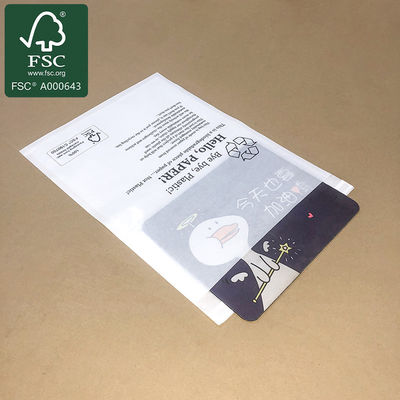 Biologisch abbaubare und durchsichtige Papiertüten für Bekleidung