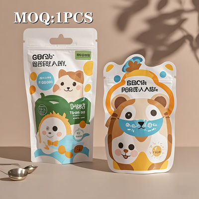 Langlebiger Mylar-Zippbeutel für Unkraut mit Druckschnitt