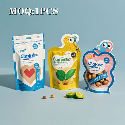 Kindersichere Mylar-Riegelbeutel mit Druckschnitt für den sicheren Transport von Unkraut