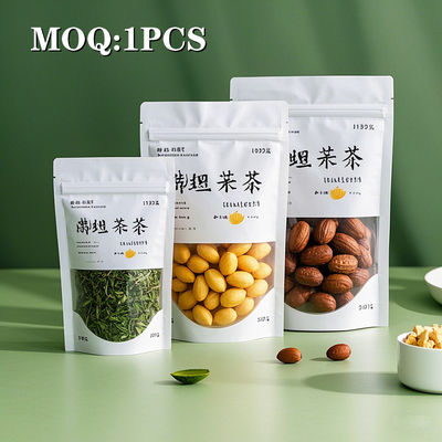 Custom Zip Lock Frosted Geruchsfeste Stehbeutel Mylar Reißverschluss Taschen Lebensmittelverpackung Tasche Farbige Verpackung Digitaldruck