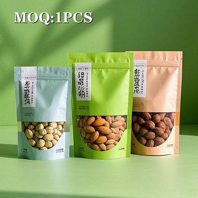 China Hersteller Farbe Luxus gedruckte Kunststoff-Packing-Tasche Custom Die Cut Design Lebensmittel-Taschen mit Ihrem eigenen Logo