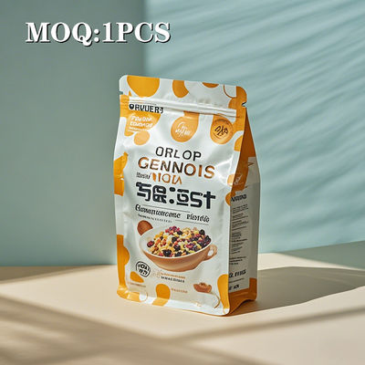 Maßgeschneiderte Matte Finish Stehen Taschen Mylar Taschen mit Fenster für Lebensmittelverpackungen