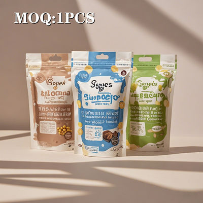 Super Low MOQ 1 Stück Schnelle Lieferung Custom Digital Printing Großhandelspreis Lebensmittelverpackungstüte Mylar-Tüte