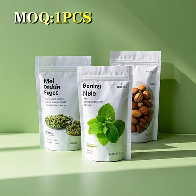 Farbiger Druck Matte Custom 90g Kräutertee Verpackung Stehen Sie auf Tasche