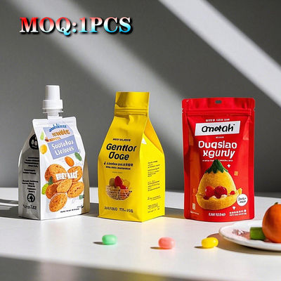 Großhandel auf Maß gedruckte langlebige Lebensmittel-Grad versiegelbare Kinderdichte Gummy Candy Die Cut 3,5 Mylar Taschen