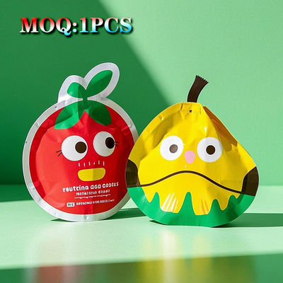 Zuschlagsgemäße Druckte Süßigkeiten Verpackungstüten Kunststoffverpackung Biskuits Snack Ziplock Taschen Kunststoffverpackung Stehen Tasche