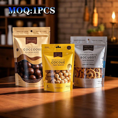 Custom Printed Flexible Plastic Geruchsfeste Reißverschluss Stehen Tasche Gummi Verpackung Mylar Tasche Mit Fenster