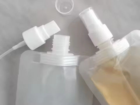 Spezielle Spülbeutel mit Spray Flip-Top für Tonico Tratamiento und Shampoo Verpackungssatz