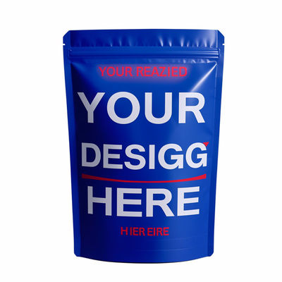 Kundenspezifische 3,5 g Mylar-Taschen - wiederverschließbare Aluminiumfolie-Stand-up-Taschen mit Ziplock für geruchs- und kindersichere Cookie-Verpackungen