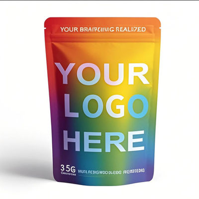 35g Geruchsfeste Mylar-Taschen - 14g wieder verschließbare Ziplock-Taschen für Kindersicherung