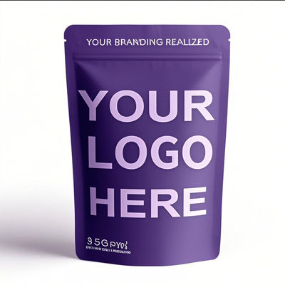 Nahrungsmittelsichere gefrorene Mylar Stand-up Reißverschlussbeutel mit Fda / Sgs / Rohs zertifizierten feuchtigkeitssicheren Beutel