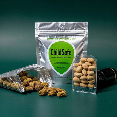 Wholesale Child Proof Bags - Child Resistant & Tamper Evident Pouches with Airtight Ziplock for Medicines, Snacks, CBD