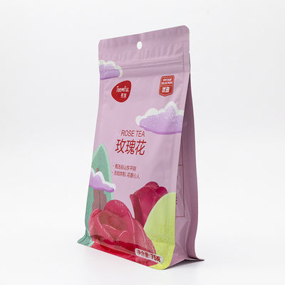 FDA-zertifizierter Stehbeutel Flachboden undichtes Design & hohes Barrierematerial Custom Logo Größe Druck Massenbestellung Rabatt für Kaffee / Snacks / Nüsse