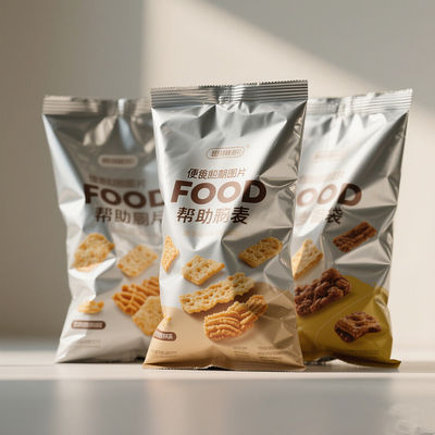 Industrielle BOPET-Aluminiumfolie-Taschen wiederverwendbares Massenkaffee Snack-Speicher mit Reißverschluss