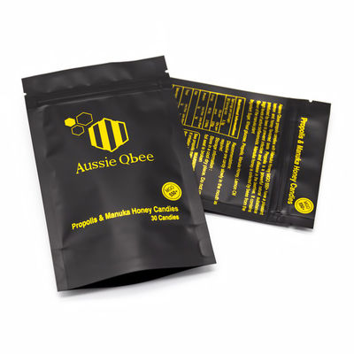 Mehrschichtliche Aluminium-Verbundverpackungsbeutel für Kindersicherheit für Süßigkeiten / Snacks / Arzneimittel