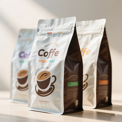 Premium-Kaffeeverpackung Mylar Bag Aroma Lock Valve & 99% UV-Licht Blockierung