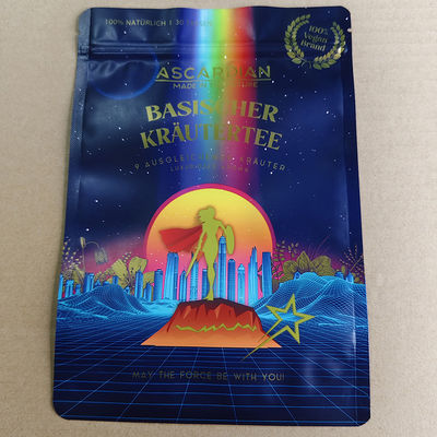 Stand-up-Tasche mit Peelable Siegel medizinische Qualität Verpackung für Kosmetika Transparent & Manipulationssicher