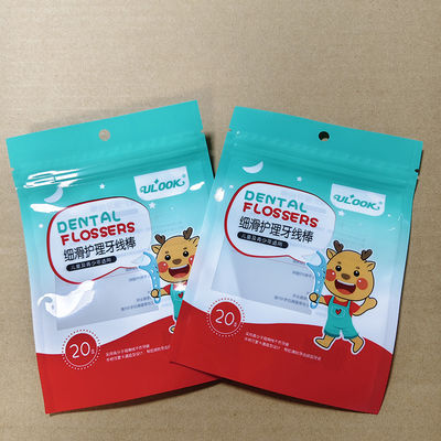 Dreiseitig versiegelte Reißverschluss-Floss-Tasche undichtes Lebensmittelverpackungsmaterial