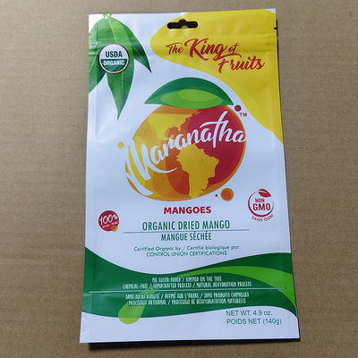 OEM 8-seitige Vakuum versiegelte Mangosüchrige Snacktaschen ISO9001 zertifiziert & aseptische Füllung kompatibel