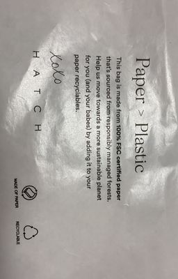 Öko-Chic-Verpackung Natürlich angepasste biologisch abbaubare Papiertüten mit lebendiger Marke