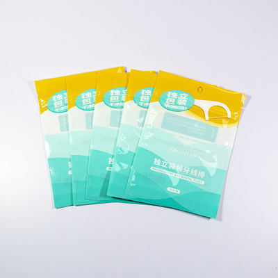 Private Label Floss Tasche undicht leicht zu zerreißen Notch für Mundpflege Marken