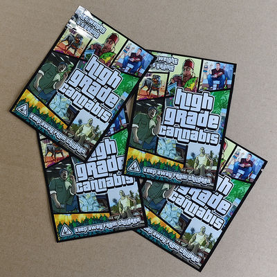 GTA-Themen Kindersicherer Barrierebeutel REACH ROHS-konform 8-Farben-Tiefdruck