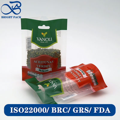 Transparente, recycelbare Kunststoff-Lebensmittelverpackungsbeutel mit individuellem Logo-Druck, Direktverkauf ab Werk.