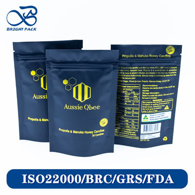 Premium-Stand-up-Taschen für Süßigkeiten Verpackung mit Custom-Marke Druck Massenbestellungen Rabatte.