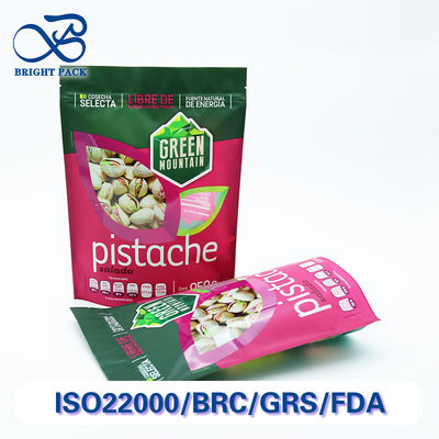 Großhandel recycelbare Kunststoff-Zipperbeutel für Nüsse Verpackung mit durchbohrungsbeständig und Feuchtigkeitsdicht.